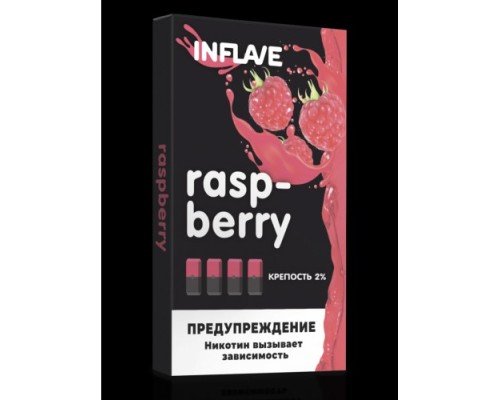 Купить Картриджи Feel the Flavor Raspberry (Inflave Juul Малина) по оптовой цене