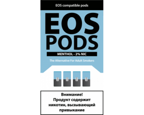 Купить Картриджи EOS Pods Menthol (EOS Ментол) по оптовой цене